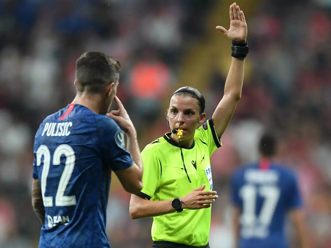 For the first time in history, a female referee was appointed in a men's match. Stéphanie Frapart, a French woman, became the first female referee to officiate a men's football match in history.