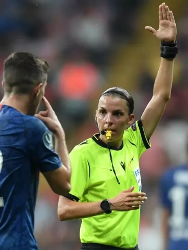 Stéphanie Frapart, a French woman, became the first female referee to officiate a men’s football match in history.